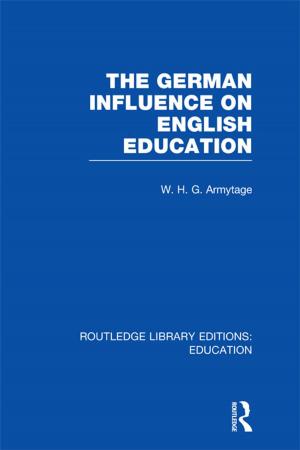 Book cover of German Influence on English Education