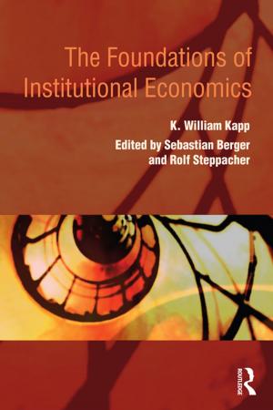 bigCover of the book The Foundations of Institutional Economics by 