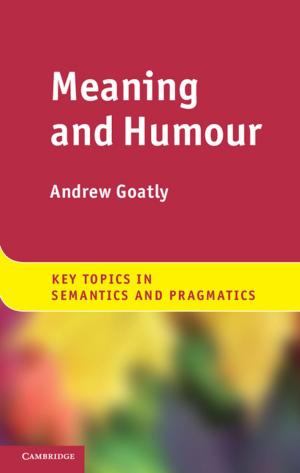 Cover of the book Meaning and Humour by James Raymond Vreeland