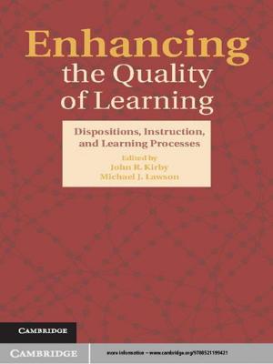 Cover of the book Enhancing the Quality of Learning by Raymond Brady Williams