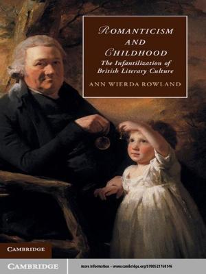 Cover of the book Romanticism and Childhood by Sonia Escolano