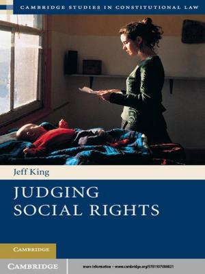 Cover of the book Judging Social Rights by Andrew Burrows