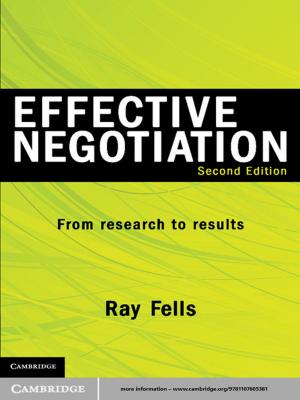 Cover of the book Effective Negotiation by Sheilagh Ogilvie