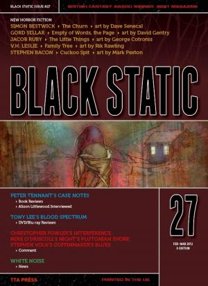 Book cover of Black Static #27 Horror Magazine