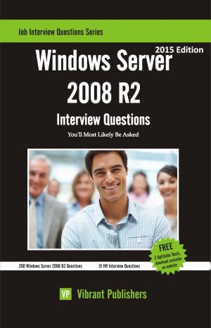Book cover of Windows Server 2008 R2 Interview Questions You'll Most Likely Be Asked
