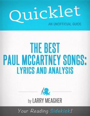 Cover of the book Quicklet on The Best Paul McCartney Songs: Lyrics and Analysis by Deena Shanker