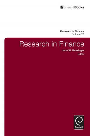 Cover of the book Research in Finance by Maria Rosaria Della Peruta