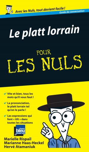 Cover of the book Le Platt lorrain Guide de conversation Pour les Nuls by Martine LIZAMBARD
