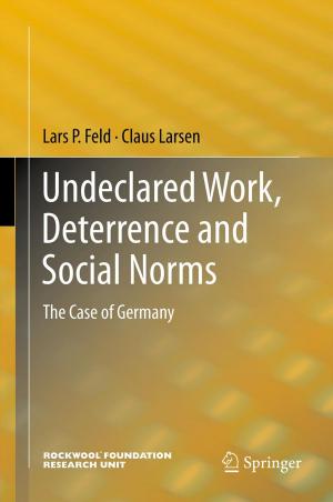 Cover of the book Undeclared Work, Deterrence and Social Norms by M.P. Fleisch-Ronchetti