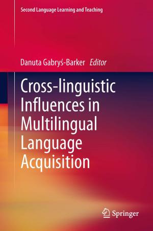 Cover of the book Cross-linguistic Influences in Multilingual Language Acquisition by Walter Borchardt-Ott