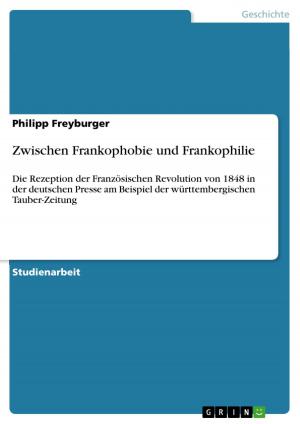 Book cover of Zwischen Frankophobie und Frankophilie