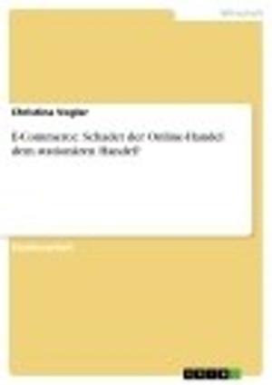 Cover of the book E-Commerce: Schadet der Online-Handel dem stationären Handel? by Martina Bösel