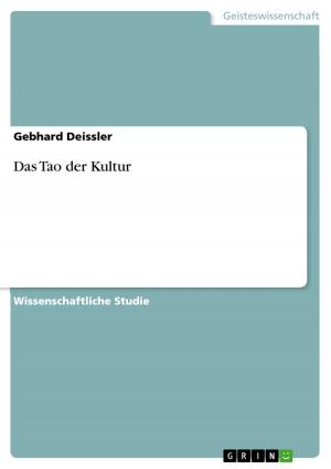 Cover of the book Das Tao der Kultur by Jessica de Boer