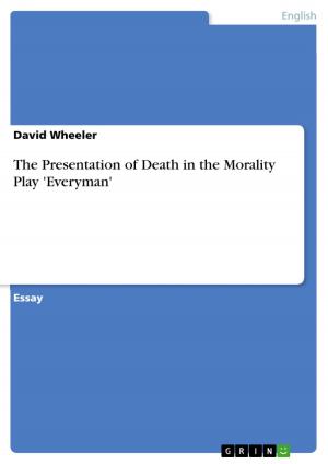 Book cover of The Presentation of Death in the Morality Play 'Everyman'
