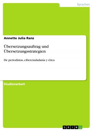 Cover of the book Übersetzungsauftrag und Übersetzungsstrategien by Bernhard Stern