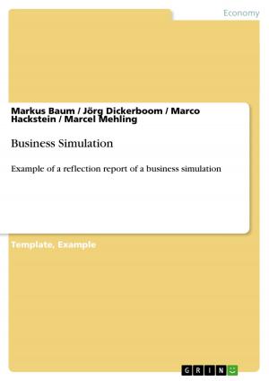 Cover of the book Business Simulation by Tanja Meyerhofer