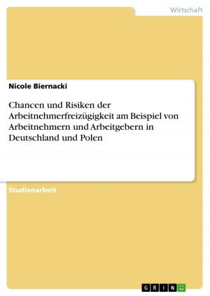 Cover of the book Chancen und Risiken der Arbeitnehmerfreizügigkeit am Beispiel von Arbeitnehmern und Arbeitgebern in Deutschland und Polen by Eugen Andri