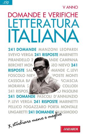 Cover of Domande e verifiche. LETTERATURA ITALIANA