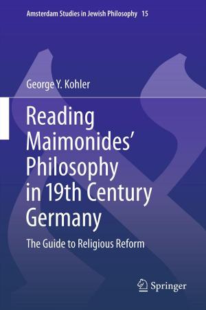 Cover of the book Reading Maimonides' Philosophy in 19th Century Germany by Viola Folli