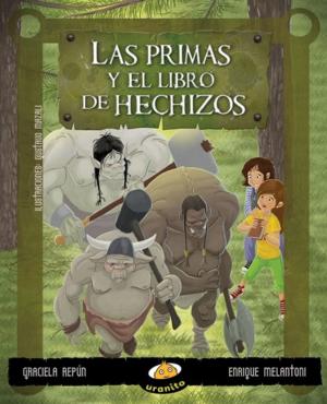 Book cover of Las primas y el libro de los hechizos