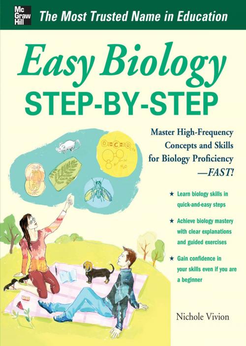 Cover of the book Easy Biology Step-by-Step by Nichole Vivion, McGraw-Hill Education