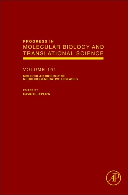 Cover of the book Molecular Biology of Neurodegenerative Diseases by David B. Teplow, Elsevier Science