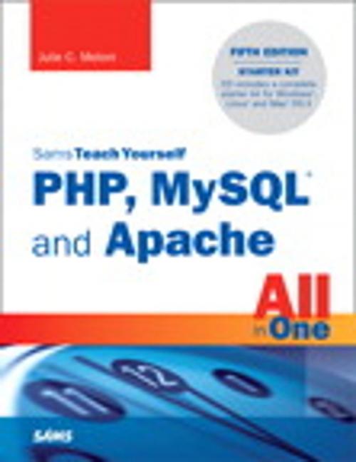Cover of the book Sams Teach Yourself PHP, MySQL and Apache All in One by Julie Meloni, Pearson Education