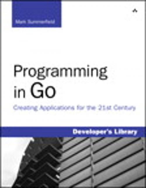 Cover of the book Programming in Go by Mark Summerfield, Pearson Education