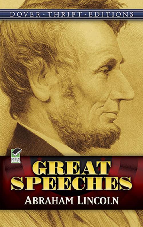 Cover of the book Great Speeches by Abraham Lincoln, Dover Publications