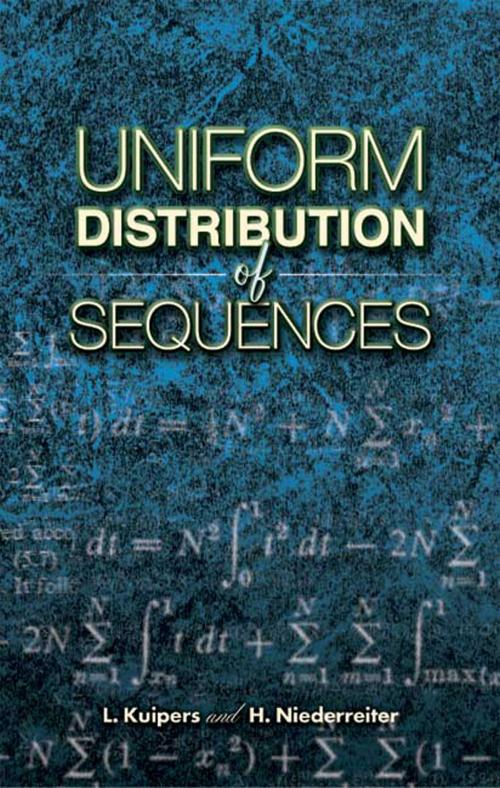Cover of the book Uniform Distribution of Sequences by L. Kuipers, H. Niederreiter, Dover Publications