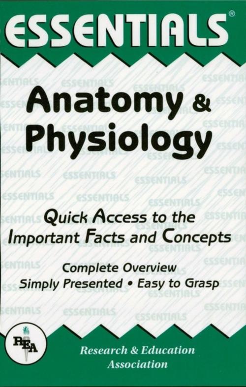 Cover of the book Anatomy and Physiology Essentials by Jay M. Templin, Research & Education Association