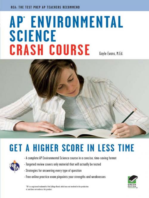 Cover of the book AP Environmental Science Crash Course by Gayle Evans, Research & Education Association