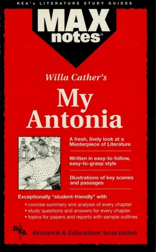 Cover of the book My Antonia (MAXNotes Literature Guides) by Tim Wenzell, Research & Education Association