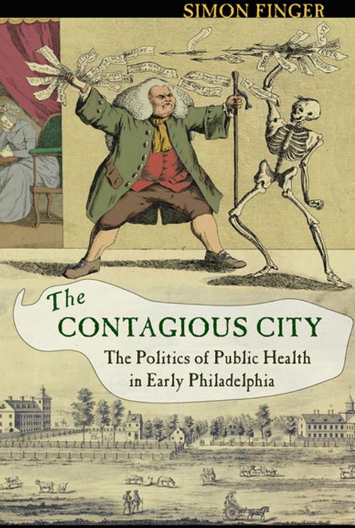 Cover of the book The Contagious City by Simon Finger, Cornell University Press