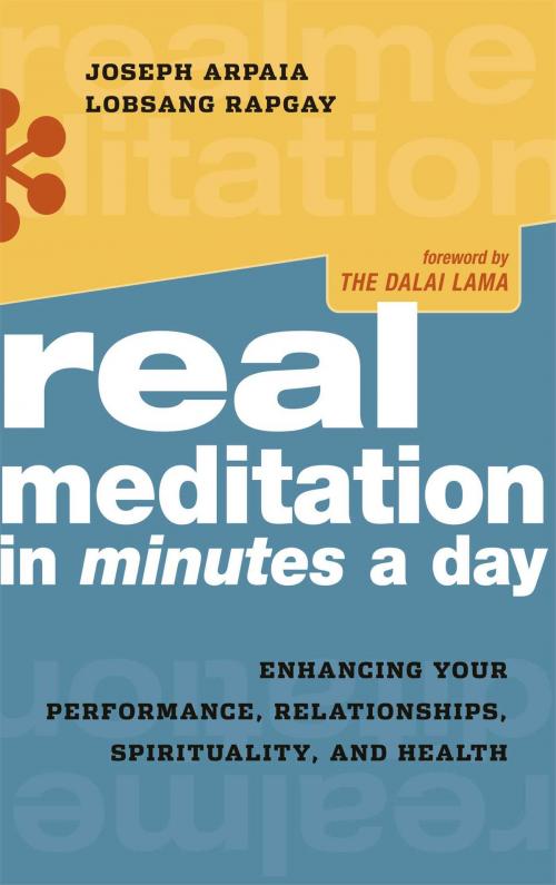 Cover of the book Real Meditation in Minutes a Day by Joseph Arpaia, Lobsang Rapgay, Wisdom Publications