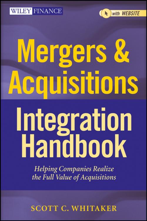 Cover of the book Mergers & Acquisitions Integration Handbook by Scott C. Whitaker, Wiley