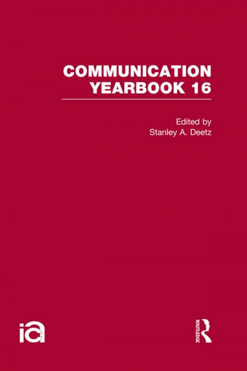Cover of the book Communication Yearbook 16 by , Taylor and Francis