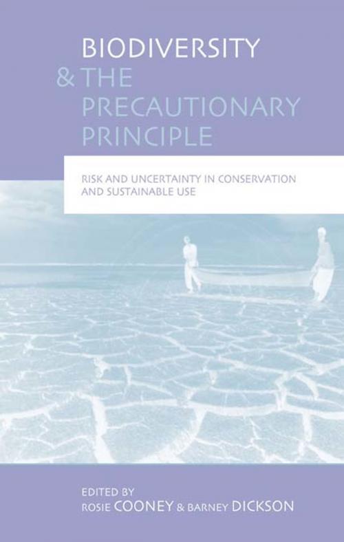 Cover of the book Biodiversity and the Precautionary Principle by , Taylor and Francis