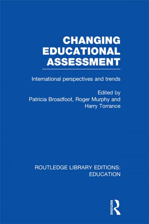 Cover of the book Changing Educational Assessment by , Taylor and Francis