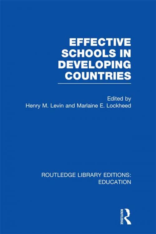 Cover of the book Effective Schools in Developing Countries by , Taylor and Francis