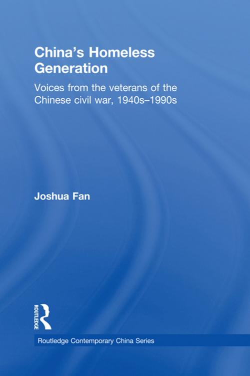 Cover of the book China's Homeless Generation by Joshua Fan, Taylor and Francis