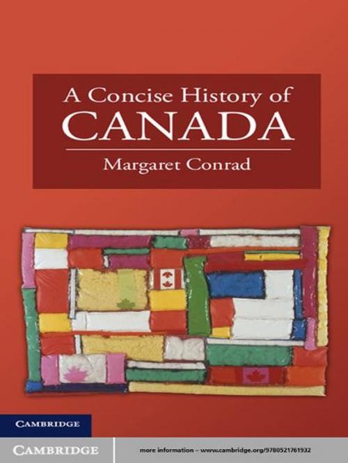 Cover of the book A Concise History of Canada by Professor Margaret Conrad, Cambridge University Press