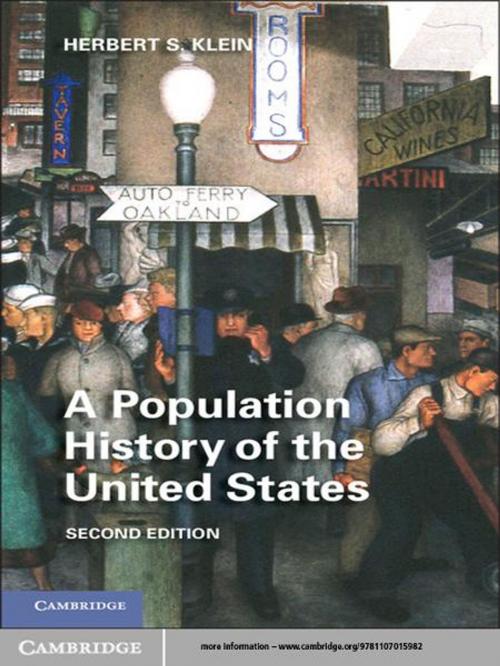 Cover of the book A Population History of the United States by Herbert S. Klein, Cambridge University Press