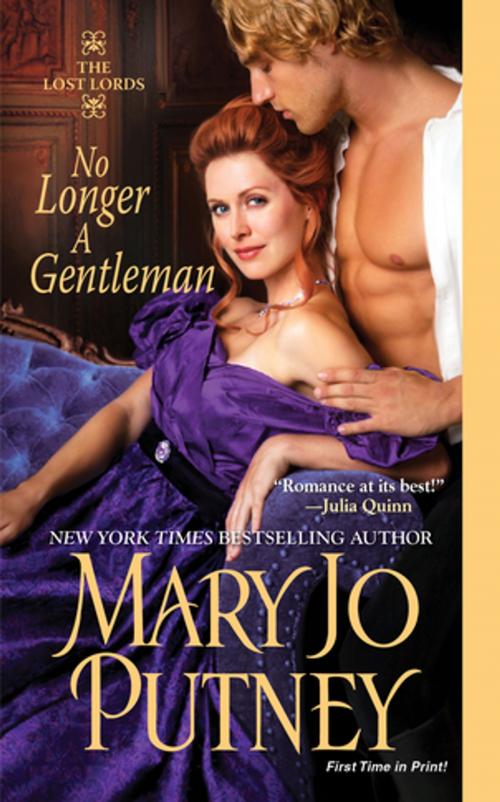 Cover of the book No Longer A Gentleman by Mary Jo Putney, Zebra Books