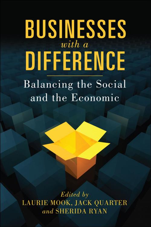 Cover of the book Businesses with a Difference by Laurie Mook, Jack Quarter, Sherida Ryan, University of Toronto Press, Scholarly Publishing Division