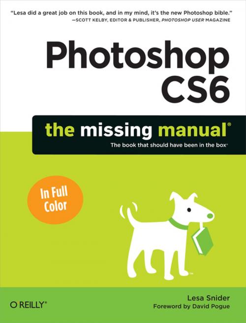 Cover of the book Photoshop CS6: The Missing Manual by Lesa Snider, O'Reilly Media