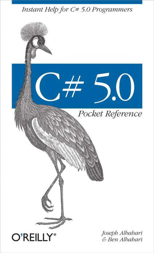 Cover of the book C# 5.0 Pocket Reference by Joseph Albahari, Ben Albahari, O'Reilly Media