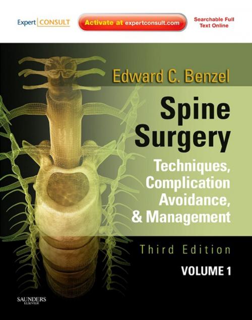 Cover of the book Spine Surgery 2-Vol Set E-Book by Edward C. Benzel, MD, Elsevier Health Sciences