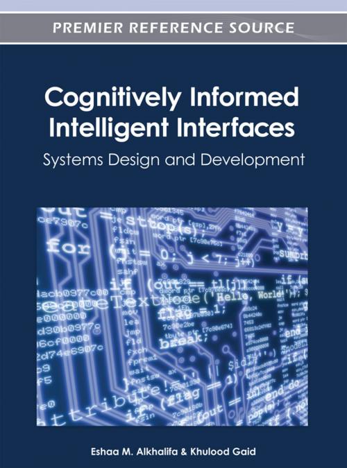 Cover of the book Cognitively Informed Intelligent Interfaces by , IGI Global