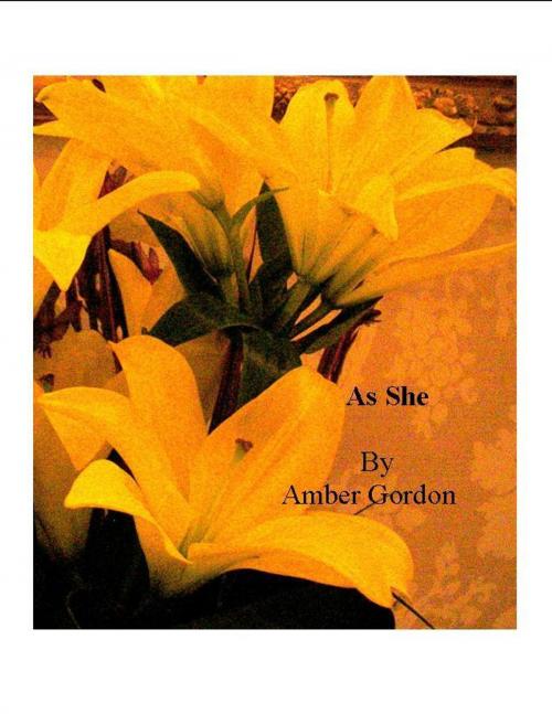 Cover of the book As She by Amber Gordon, Amber Gordon